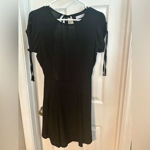 Black mini dress